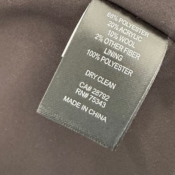 RACHEL ZOE | Pink Black Double-Breasted Check Wool Blend Blazer NEW Size Small - Picture 14 of 14